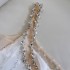 Light luxury diamond studded geometric hollow suspender dress with sexy sleeveless sequin organza dress 68349