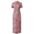 Retro style wedding dress, Chinese toasting dress, sequin embroidery, improved temperament, cheongsam dress, 68389