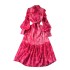 2023 Spring New Women's Wear Pretty Small Group Tea Break French Kikyo Style High end Elegance Fragmented Flower Dress