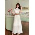 Wang Ziwen, a celebrity in the same high-end women's clothing category, will wear a fashionable and western-style long dress in the summer of 2022, with a slim fit and elegant temperament
