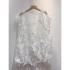 Design sense niche hollowed out lace patchwork sleeveless top for women's 2024 summer new loose and versatile fashion top