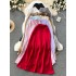 High end satin skirt for high-end ladies with a sense of luxury. High waisted and slim looking mid length fishtail skirt for women, fashionable and versatile