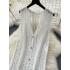 Korean style knitted cardigan jacket, women's design with hook flower hollowed out retro fashionable and versatile long vest top