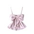 Pure desire atmosphere, camisole, small shirt for women to wear in summer, hot and spicy vacation, big bow, strapless vest, French top