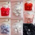 Design sense niche three-dimensional flower age reducing camisole vest for women, pure desire, sexy, spicy girl, wearing short crop top with exposed navel