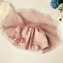 Korean brand fashionable simple solid color elastic high waisted organza fluffy skirt princess performance dance skirt half body skirt pants