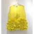 Three dimensional flower sleeveless shirt for women, European style summer new item, slimming round neck vest top