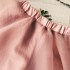 Korean brand fashionable simple solid color elastic high waisted organza fluffy skirt princess performance dance skirt half body skirt pants