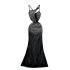 Sexy socialite party evening dress with female design sense, hollowed out hanging neck, heavy-duty hot drilling, slim fit mesh, fishtail dress