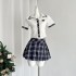 Your Spicy Home 06/18 20:00 New+4H 9% off Art High School Sister/Blue Grid Korean Set