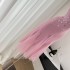 FunnJ handmade rhinestone holiday waist cinching mid length fish tail dress women's bag hip suspender skirt