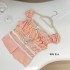 Miss Weiss oxygen milk orange slightly sweet cream contrasting color square collar lace bow tied slimming top summer