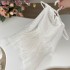 For Fay Fairy Mist/Heavy Industry White Simulation Silk Folded Lace Splicing High Grade Temperament Top for Women