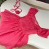 REESE Plum Sauce Summer Monet Garden Style Raspberry Powder Pure Desire Dress R3152W