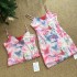 FunnJ sweet butterfly girl with waist bag, hip suspender dress, exposed navel, spicy girl suspender vest