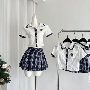 Your Spicy Home 06/18 20:00 New+4H 9% off Art High School Sister/Blue Grid Korean Set