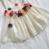 Barbie Auntie Flower Strap Dress Women's Summer New Style Spicy Girl strapless Puff Dress Birthday Party Gift Dress