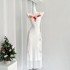 Flower Fairy French Design Flower Strap Dress Super Fairy Waist Collection Long Dress