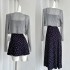 WAHJU6/09 20:00PM New product 10% off long/short camisole floral skirt+cardigan