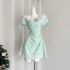 WAHJU5/31 20:00PM New Product 8.8% off Square Collar Doll Collar Dress