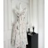 French style camisole long dress for women's summer new butterfly print waist cinching dress