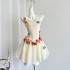 Barbie Auntie Flower Strap Dress Women's Summer New Style Spicy Girl strapless Puff Dress Birthday Party Gift Dress