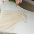 Hanging neck dress for women 2024 new summer high-end exquisite tea break French style design feeling dress