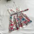 DoggyQing High End 24 Limited Edition Butterfly fly dream Back Cross Printed Strap Skirt