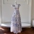 Summer New Small Fresh Printed Satin Strap Dress with Elegant Style Small Dress 68567