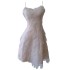 French style sexy white camisole dress party lace dress small dress dress 68164+68081