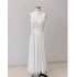 Yige Lira Spring New Product White Elegant Design Long Dress French Retro Banquet Dress Long Dress 67277