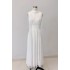 Yige Lira Spring New Product White Elegant Design Long Dress French Retro Banquet Dress Long Dress 67277