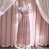 Yige Lira 2024 Spring/Summer New Product Pink Waist slimming temperament long nail bead dress 68445