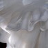 French wedding dress, light luxury camisole strapless dress, small white dress, white satin dress 68284