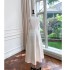 Yige Lira summer new product white temperament hanging neck sleeveless high waist slimming temperament dress 67430