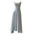 Light green dress for women in summer, Japanese style, gentle style, camisole dress, retro slimming, light and mature style, long skirt 68623