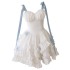 Yige Lira Summer New Product White Temperament Short Style Looks Thin and Shapes Daily Dress for Women 68000