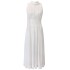 Yige Lira Spring New Product White Elegant Design Long Dress French Retro Banquet Dress Long Dress 67277