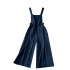 Korean style fashionable versatile jumpsuit women's summer new lazy style slimming drawstring waistband loose wide leg overalls