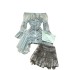 Sweet and spicy girl set, women's one shoulder pleated chiffon long sleeved shirt+strapless vest+waist cinching versatile tassel shorts