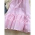 Eugen chiffon fluffy fairy dress summer outfit new sweet bow tie tie hanging neck sleeveless vacation dress for women