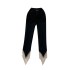 European and American Hong Kong style design, niche fringe shorts, fashionable and versatile high-end women's clothing temperament, socialite style cropped pants