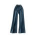 American retro jeans, women's classic style, high waist, slim and fashionable, versatile straight leg wide leg pants, floor length pants