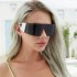 2022 New All in One Sunglasses for Women, Trendy European and American, Large Surrounding and Frame Sunglasses for Women, Outdoor Cycling Sports Glasses