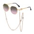 Chain sunglasses for women, 2022 new model, internet celebrity, same style, anti drop chain hanging rope, same style, irregular sunglasses, female trend