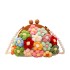 Fairy Bag Summer New 2024 Forest Style Artistic Flower Small Fragrance Pearl Single Shoulder Canvas Shell Bag