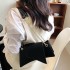 This year's popular bag 2024 Korean version fashion personality Instagram internet celebrity girl western-style chain single shoulder small square bag PU