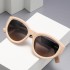 2024 New European and American Fashion Cat's Eye Sunglasses for Women, High end Sunglasses for Women, Cross border Wholesale Sunglasses