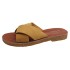 2020 Summer New Collection of 100 Women's Outdoor Slippers, Paired with Korean Edition Cowhide Soft Bottom Cool Dragging One Line Dragging Beach Shoes