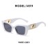 European and American fashion small box sunglasses for women, high-end fashion trend, cat eye inlaid diamond sunglasses for men, cross-border wholesale 2023